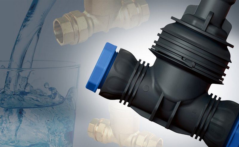 Drinking water safety without brass – up to 65% less expensive thanks to EMS