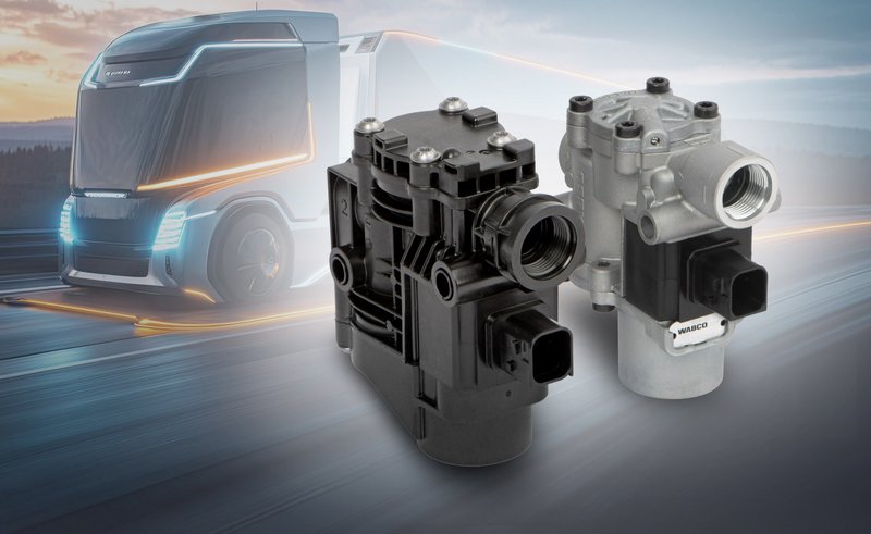 EMS high-performance polyamide replaces aluminum in ABS solenoid valve for commercial vehicles